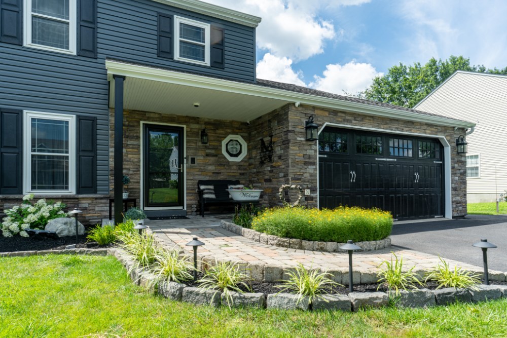 Renovated home exterior